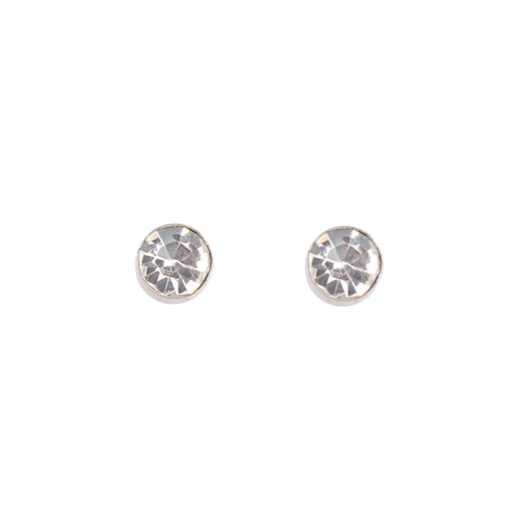 Mini Diamante Stud Earrings Sparkling Item Refined Selection