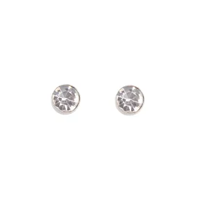 Mini Diamante Stud Earrings Sparkling Item Refined Selection