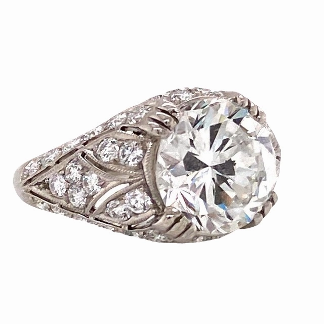 Polished Jewelry ART DECO STYLE DIAMOND RING