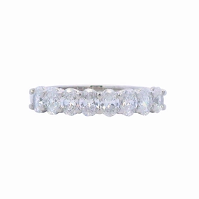 Fashion Statement Daily Fashion Oval Diamond Anniversary Band - 1.14 Carats Total Weight