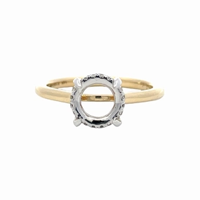 DIAMOND HIDDEN HALO SEMI MOUNT Zoom Focus Impeccable Highlight