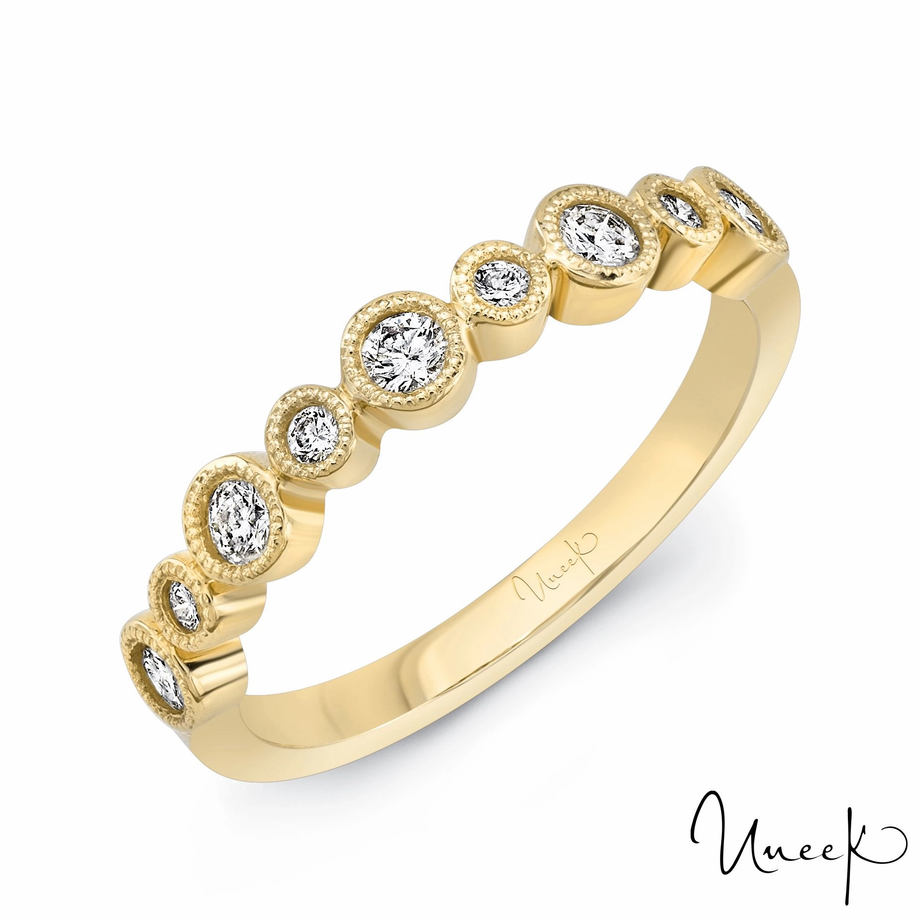 Diamond Stackable Band Subtle Accent
