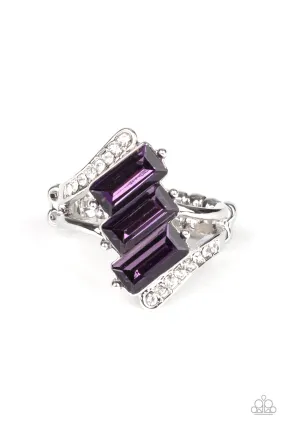 Paparazzi Accessories ? Triple Razzle - Purple Ring?Flat Rate Ship $4.50? Stylish Craft