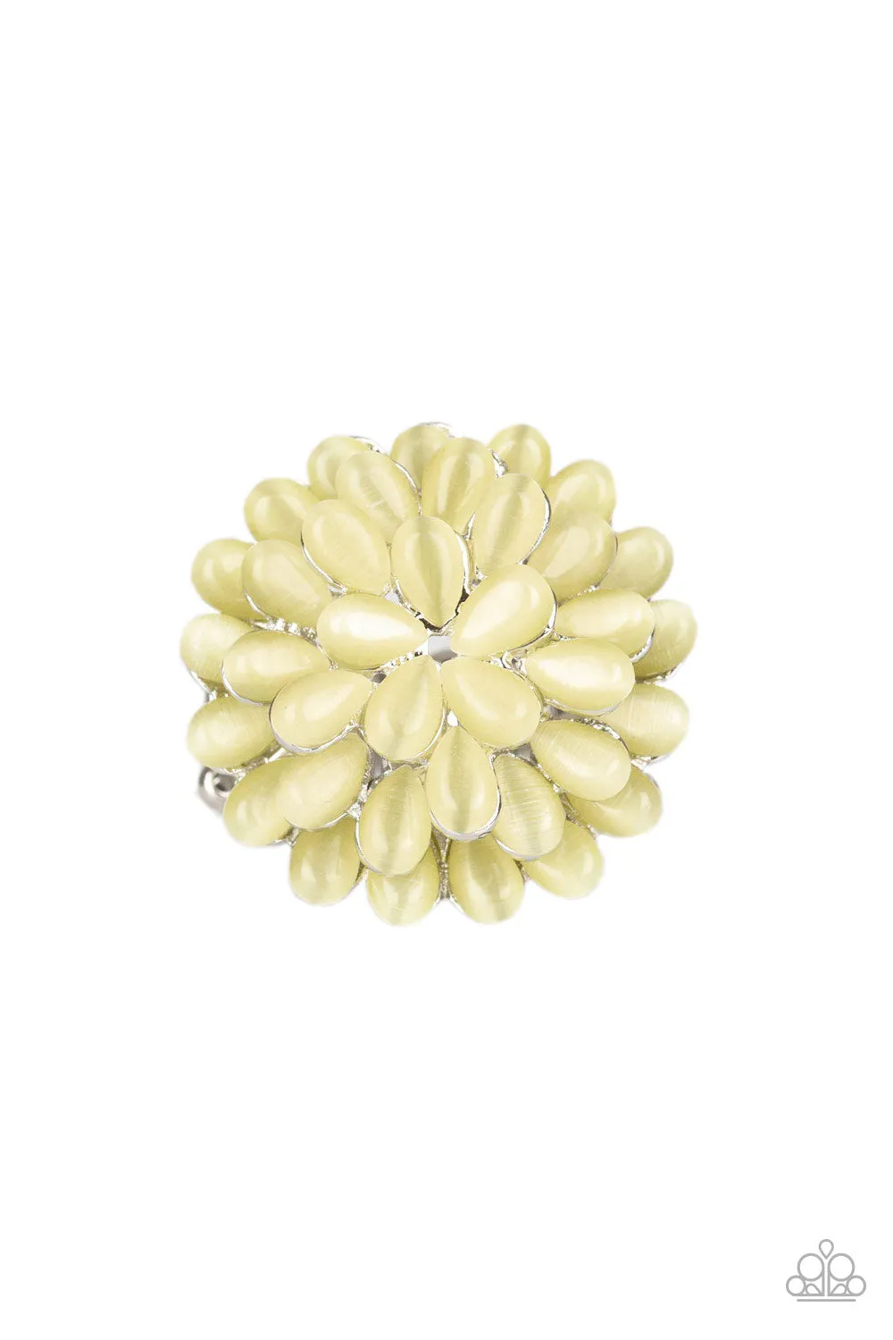 daily accessory Artisan Art Paparazzi Accessories ? Bloomin Bloomer - Yellow Ring?Flat Rate Ship $4.50?