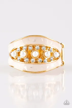 Dainty Touch Paparazzi Accessories ? Royal Treasury - Gold Ring?Flat Rate Ship $4.50?