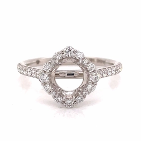 Versatile Accent DIAMOND ENGAGEMENT SEMI MOUNT