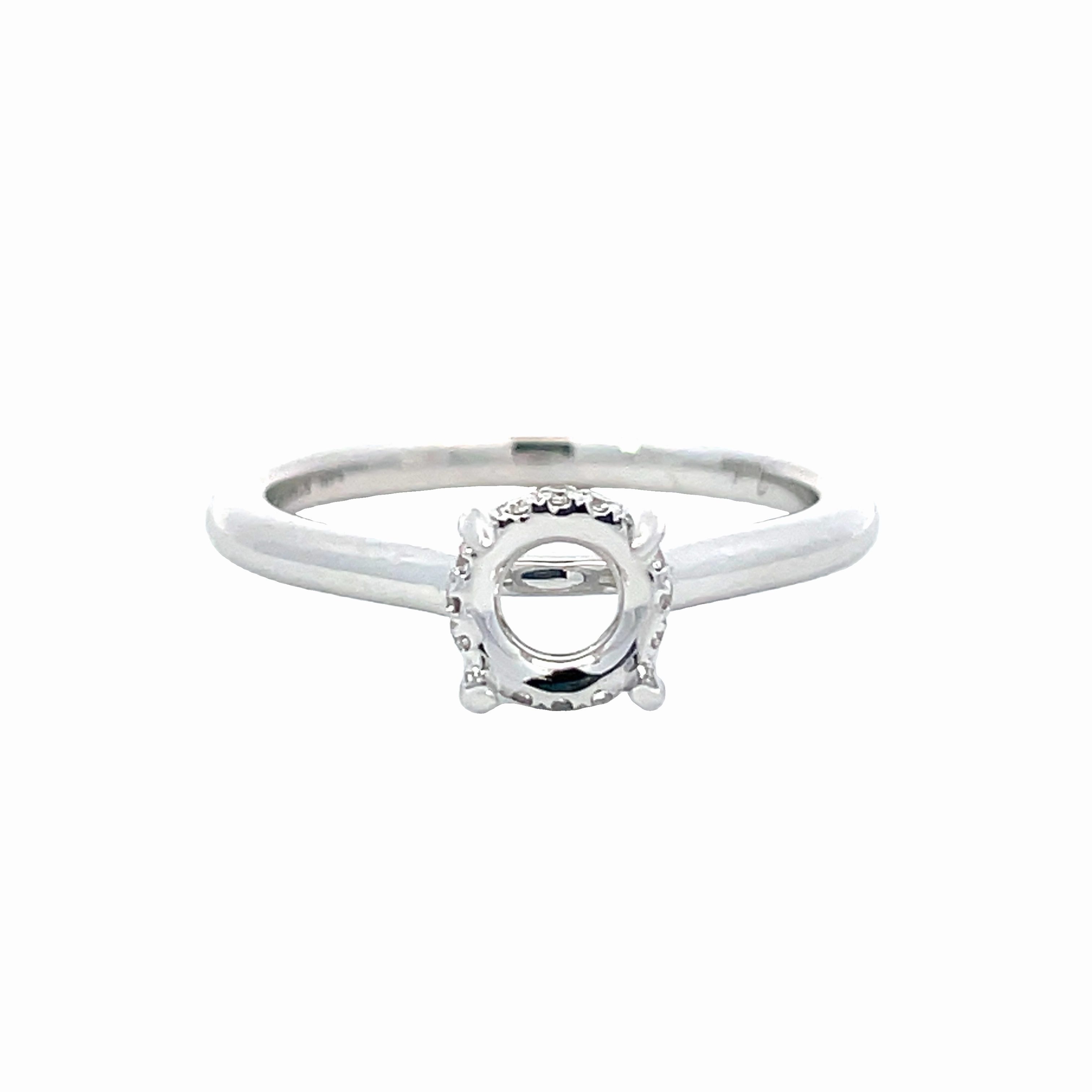 Fashion Must DIAMOND HIDDEN HALO SEMI MOUNT