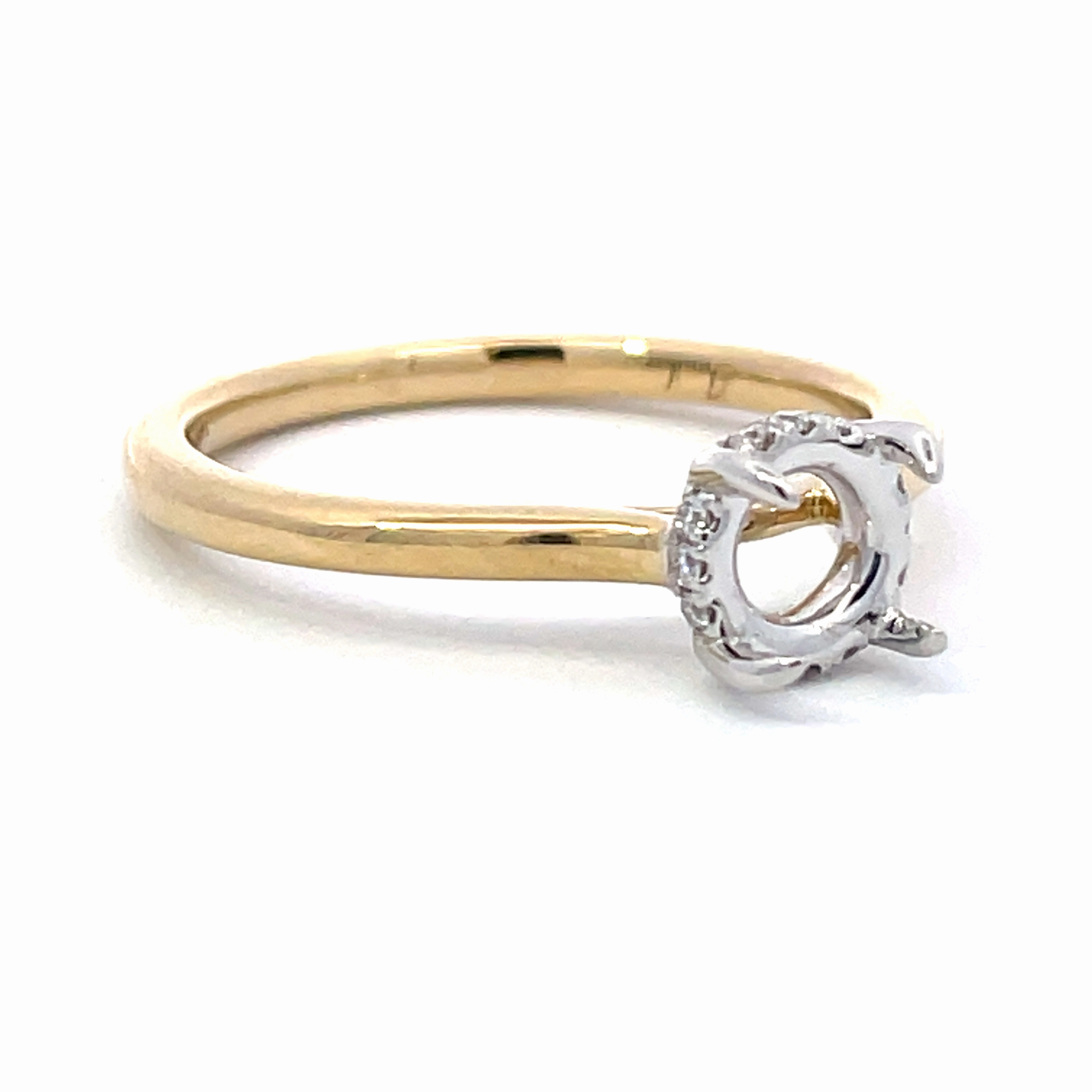 Sparkle Ready Casual Gift DIAMOND HIDDEN  HALO SEMI MOUNT