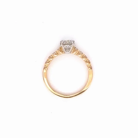 Subtle Touch Classic Glimmer DIAMOND RING WITH DIAMONDS DOWN THE SHANK 1.27CT TW