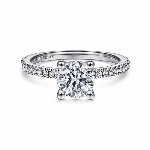 DIAMOND SEMI-MOUNT Bridal Style Cool Texture