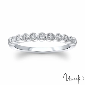 Distinctive Edge Unique Piece Diamond Stackable Band