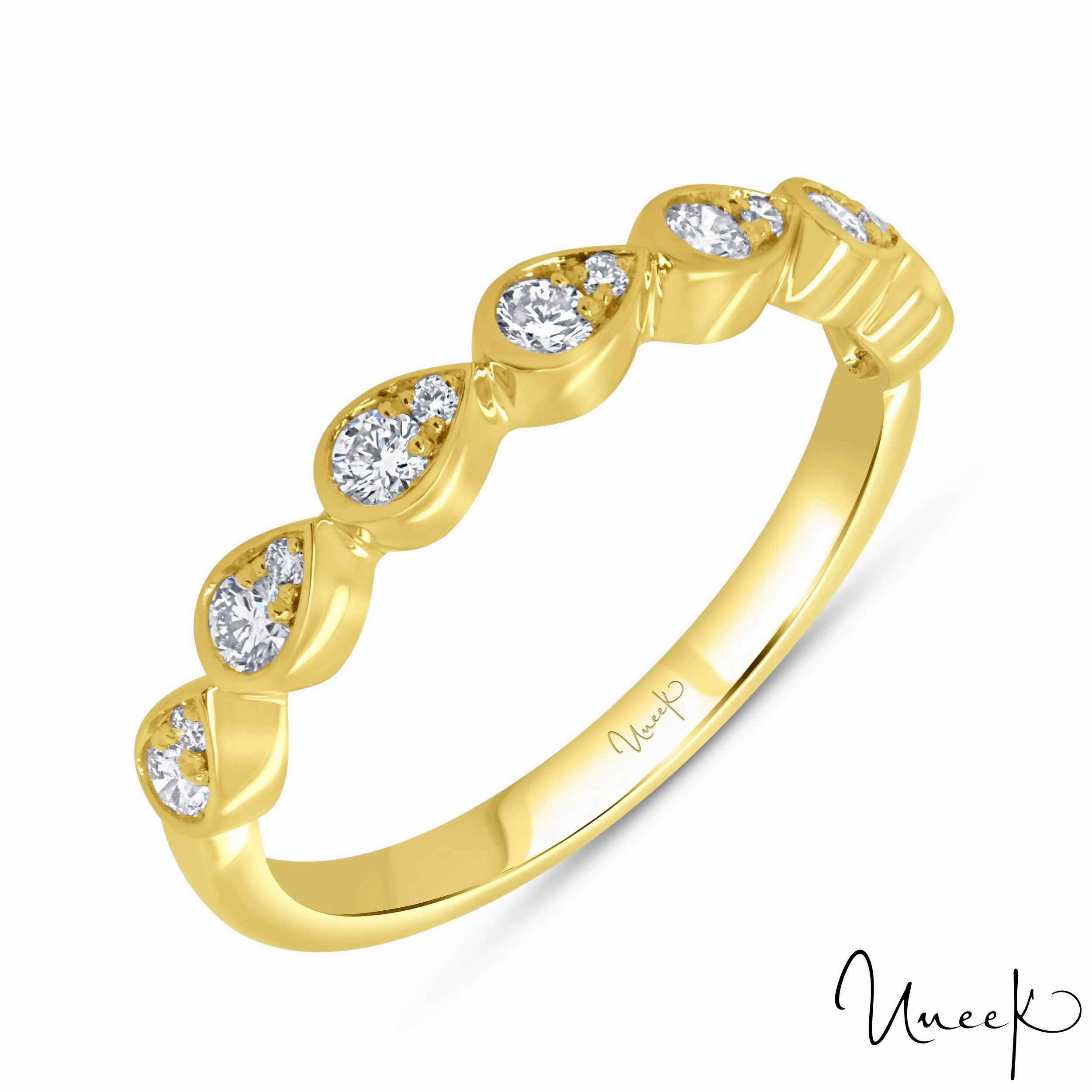 Diamond Stackable Band Subtle Sparkle Elegant Fit