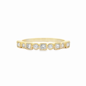Diamond Stackable Band Romantic Feel