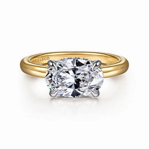 Textured Detail Luxury Touch Design Diamond Oval Hidden Halo Engagement Ring (1.32cttw)