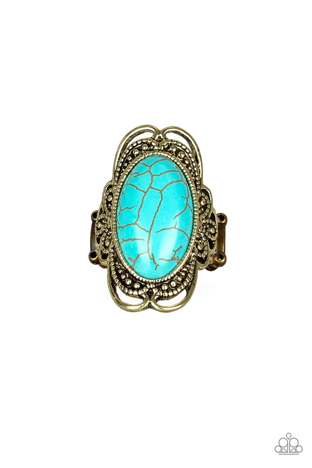 Festive Present Paparazzi Accessories ? Desert Flavor - Brass Ring?Flat Rate Ship $4.50?