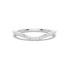 Petite Curved Lab Grown Diamond Ring Essential Jewelry Beautiful Symbol
