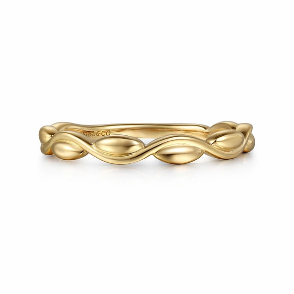 Minimal Appeal 14ky Stackable Ladies Ring