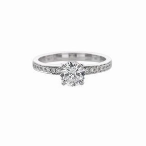 Bold Craftsmanship HIDDEN HALO DIAMOND RING 1.01CT TW