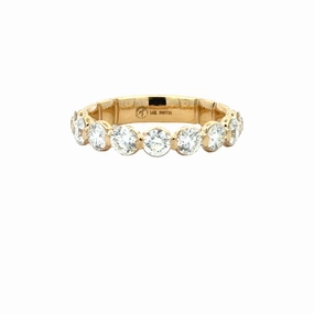 14ky 1/2 Way Around Anniversary Band (1.37cttw) Personalized Craft Sparkle Touch