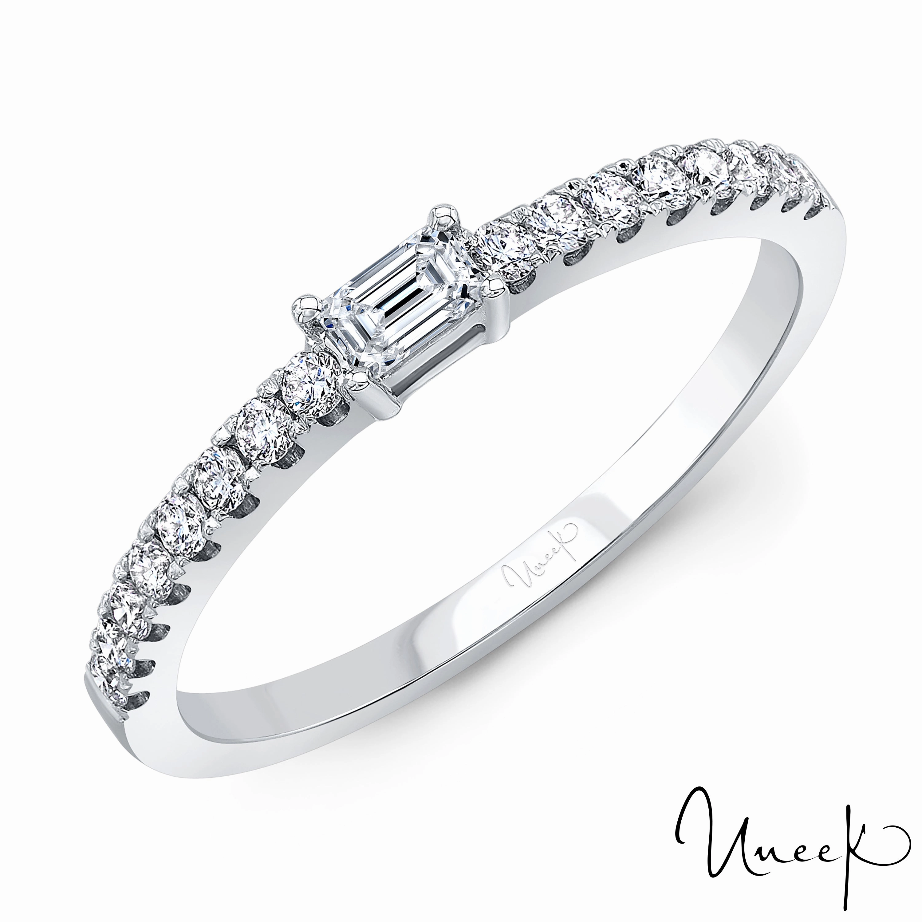 Formal Gift Party Vibe 14KW DIAMOND STACKABLE BAND