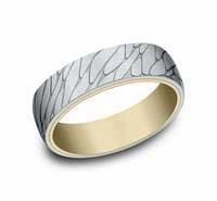 Zoom Focus Charming Gifts Band/Mens/ Precious metal