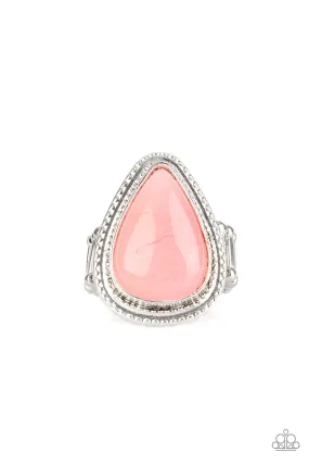 Fashionable Design Paparazzi Accessories ? Mojave Mist - Pink Ring?Flat Rate Ship $4.50?