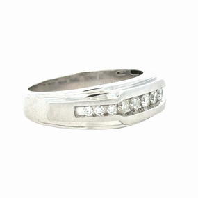 10kw Channel Set Diamond Band Vibrant Jewelry clean look