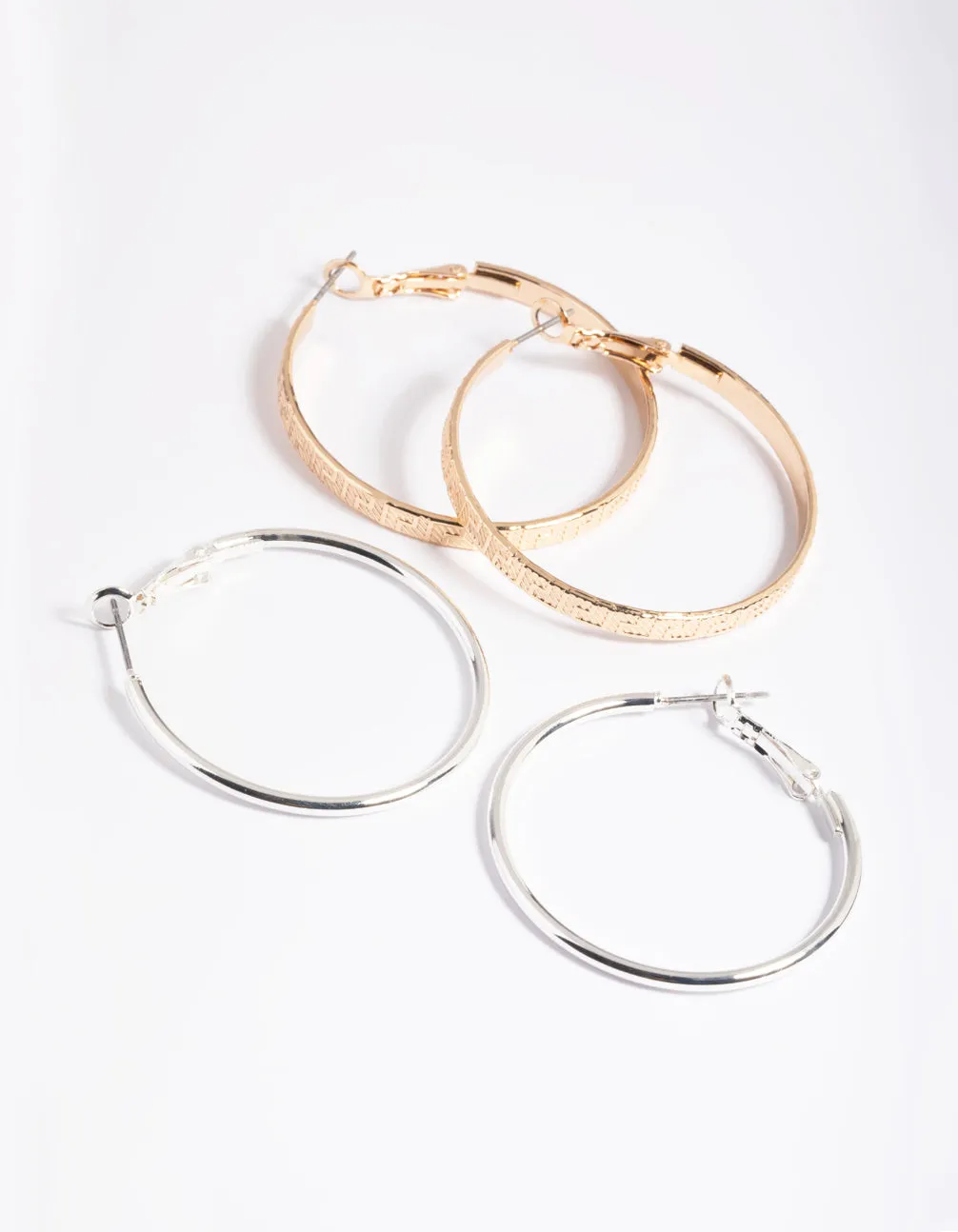 Simple Hoop Earrings Pack Premium Look