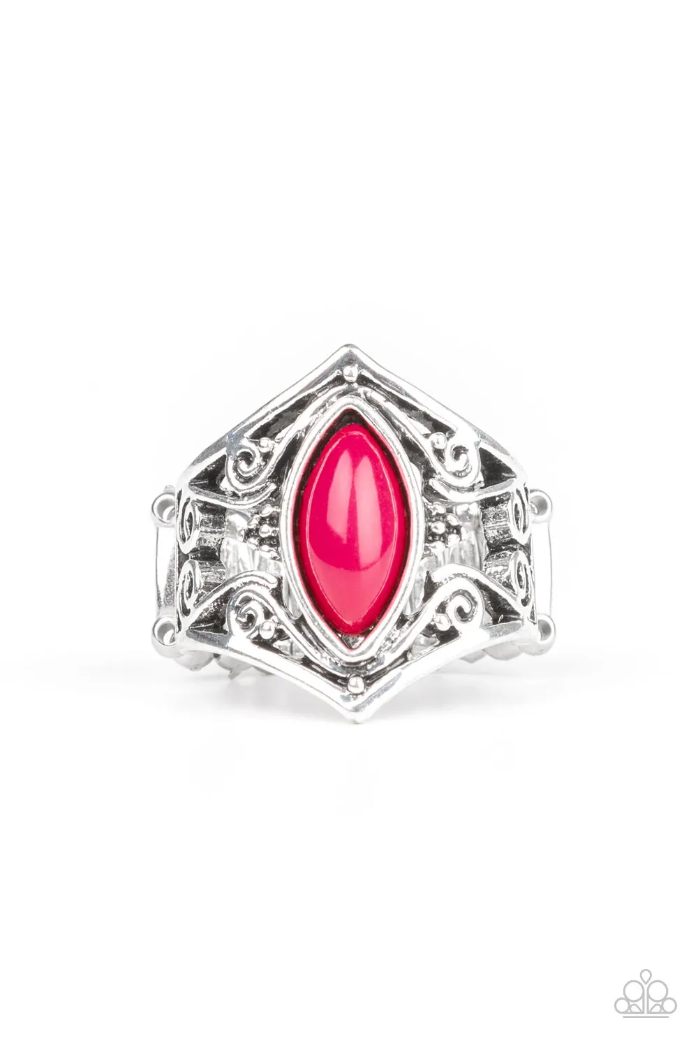 everyday elegance Artistic Adornment Paparazzi Accessories ? Roamin Rogue - Pink Ring?Flat Rate Ship $4.50?