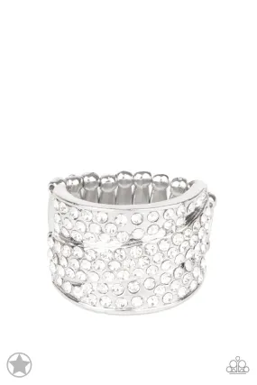 Paparazzi Accessories ? The Millionaires Club - White Ring?Flat Rate Ship $4.50? Creative Symbol