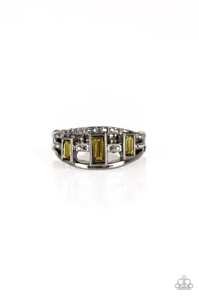 Wonderful Jewelry Paparazzi Accessories ?Noble Nova - Green Ring?Flat Rate Ship $4.50?