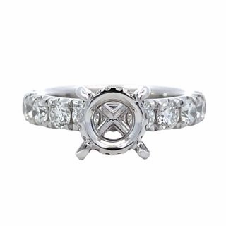 1.36tw Diamond Round Semi Mount Classic Glow Stylish pieces