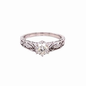 Chic Feature Contemporary Layer FILIGREE DIAMOND RING 1.00CT TW.