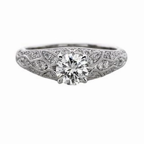 Exquisite Craft ANTIQUE REPRODUCTION DIAMOND RING