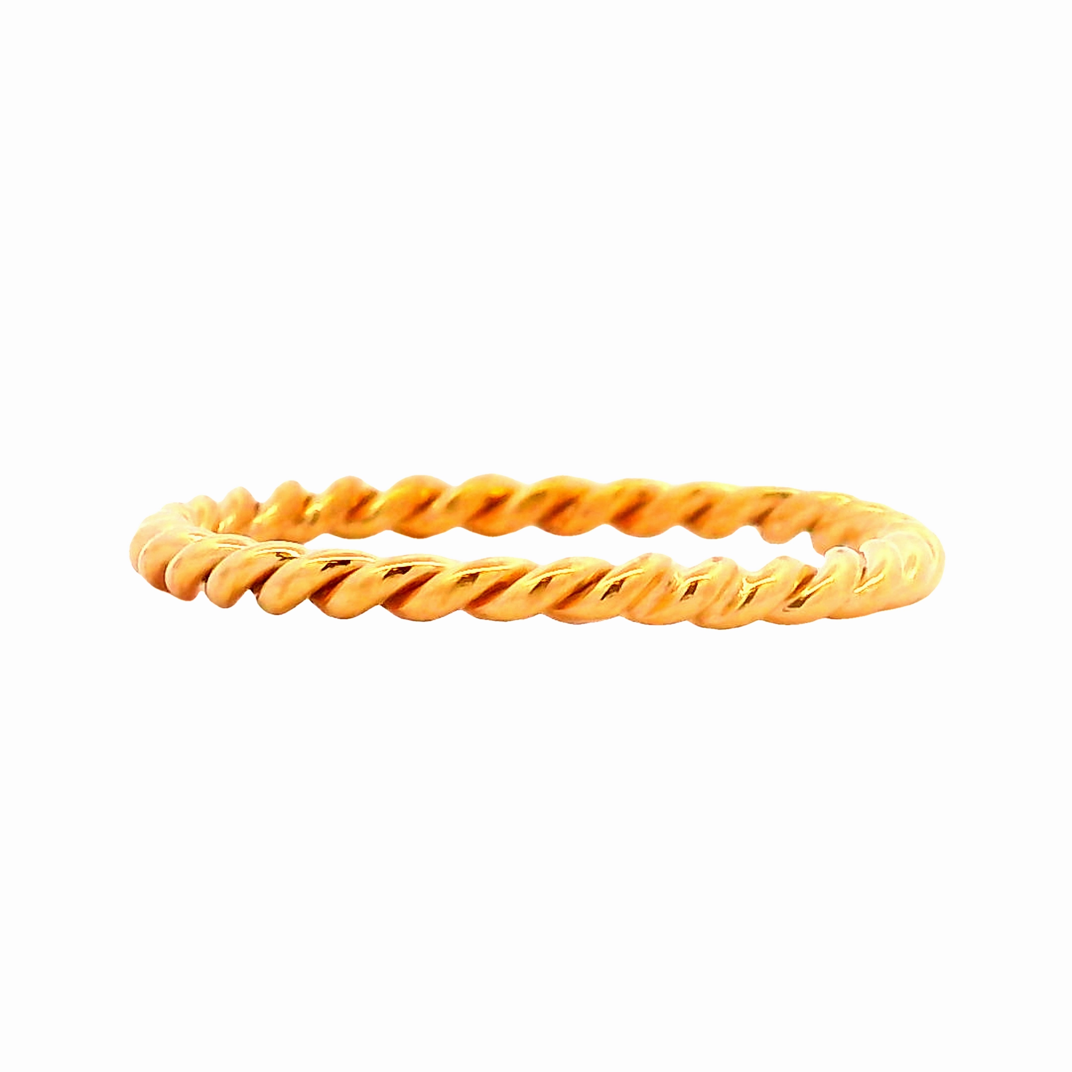 Premium Touch 1.70mm Wide Twisted Band (Size: 7)
