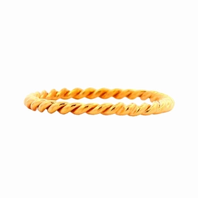 Premium Touch 1.70mm Wide Twisted Band (Size: 7)