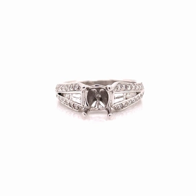 Stylish Appeal Luxury Accent Ring/Semi-mount