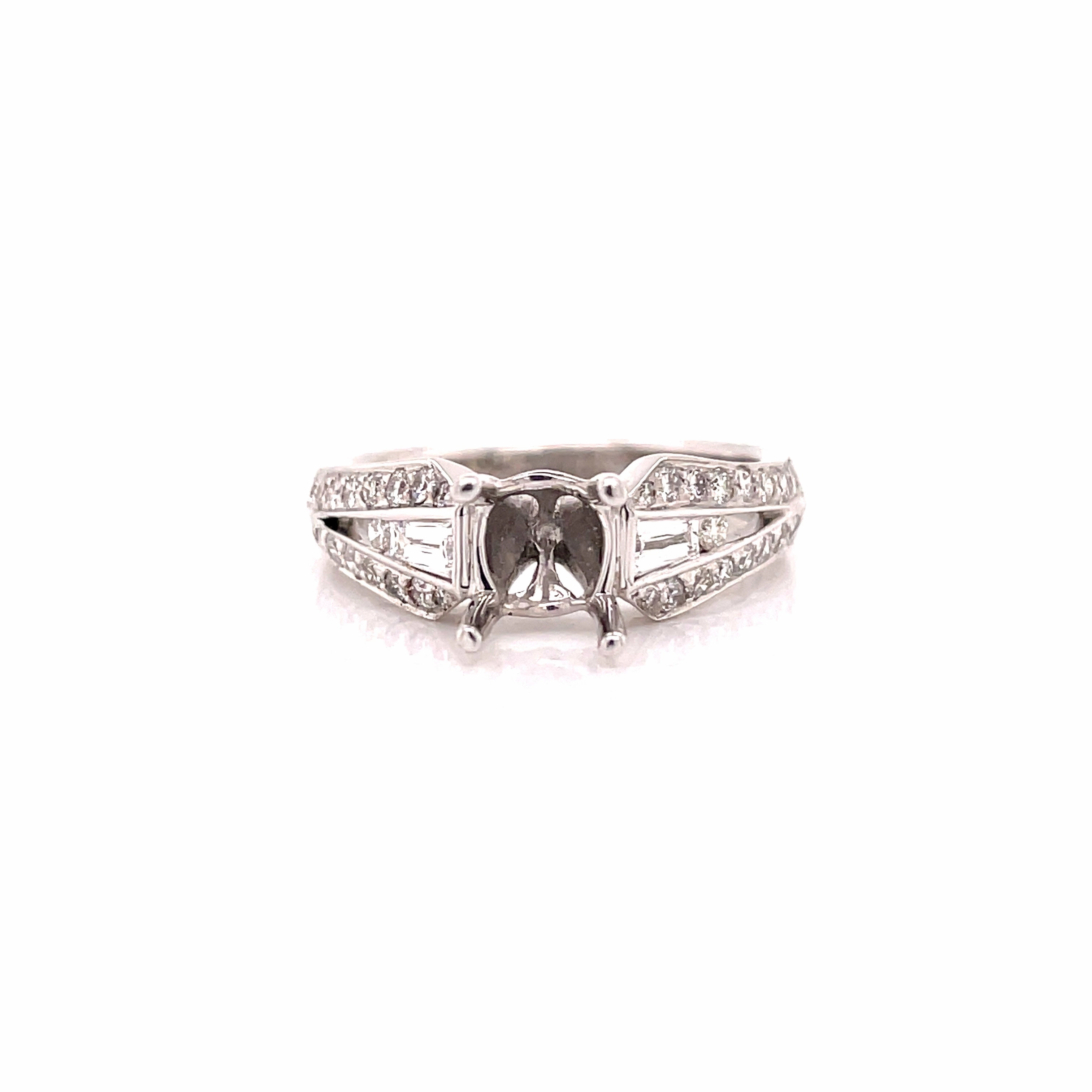 Stylish Appeal Luxury Accent Ring/Semi-mount
