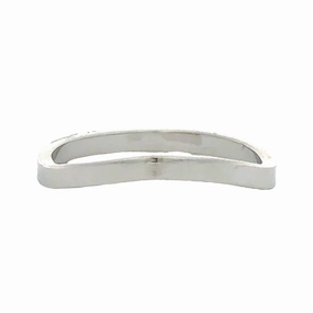 Distinctive Glow Curved Platinum Band (2.00mm)