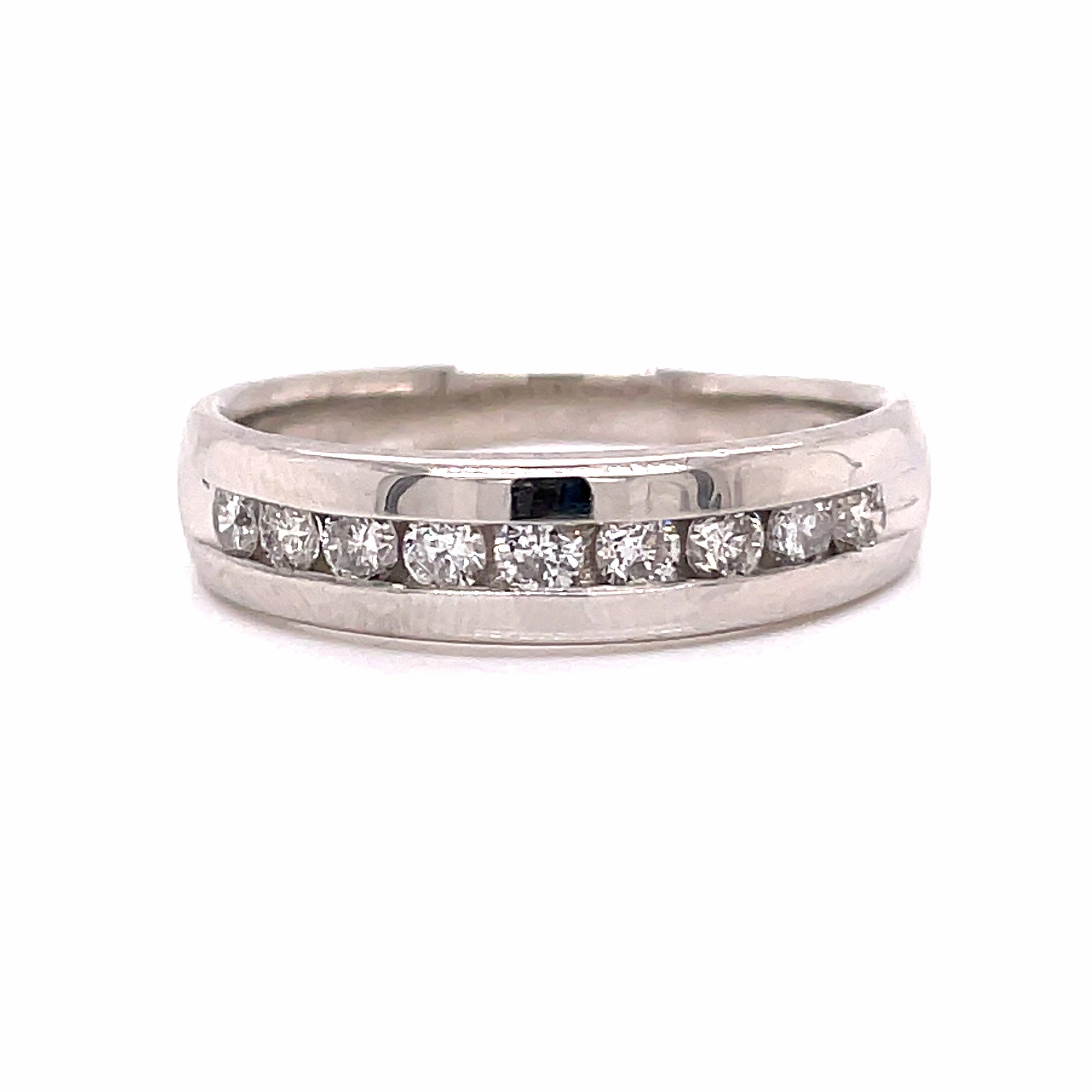 Radiant Finish Pieces Lively Detail GENTS DIAMOND WEDDING BAND