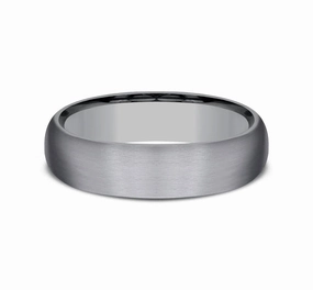 Soft Glam Minimal Radiance GENTS TANTALUM WEDDING BAND