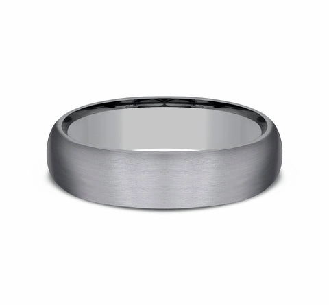 Soft Glam Minimal Radiance GENTS TANTALUM WEDDING BAND