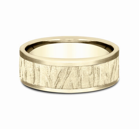 Luminous Edge Delicate Style GENTS WEDDING BAND