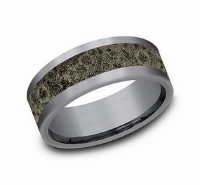 Perfect Match Unique Accessory GENTS TANTALUM WEDDING BAND