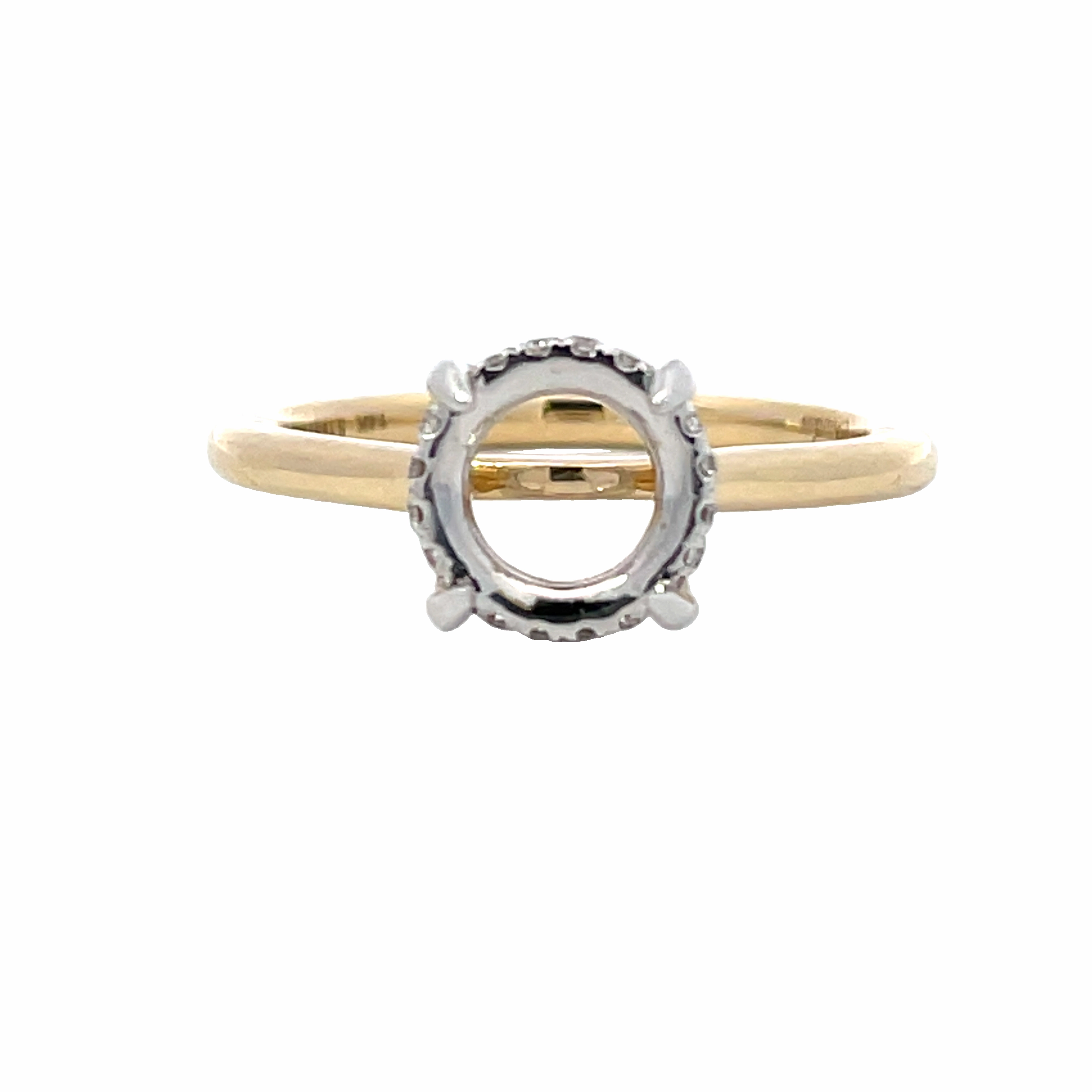 DIAMOND HIDDEN HALO SEMI MOUNT Luxury Layer