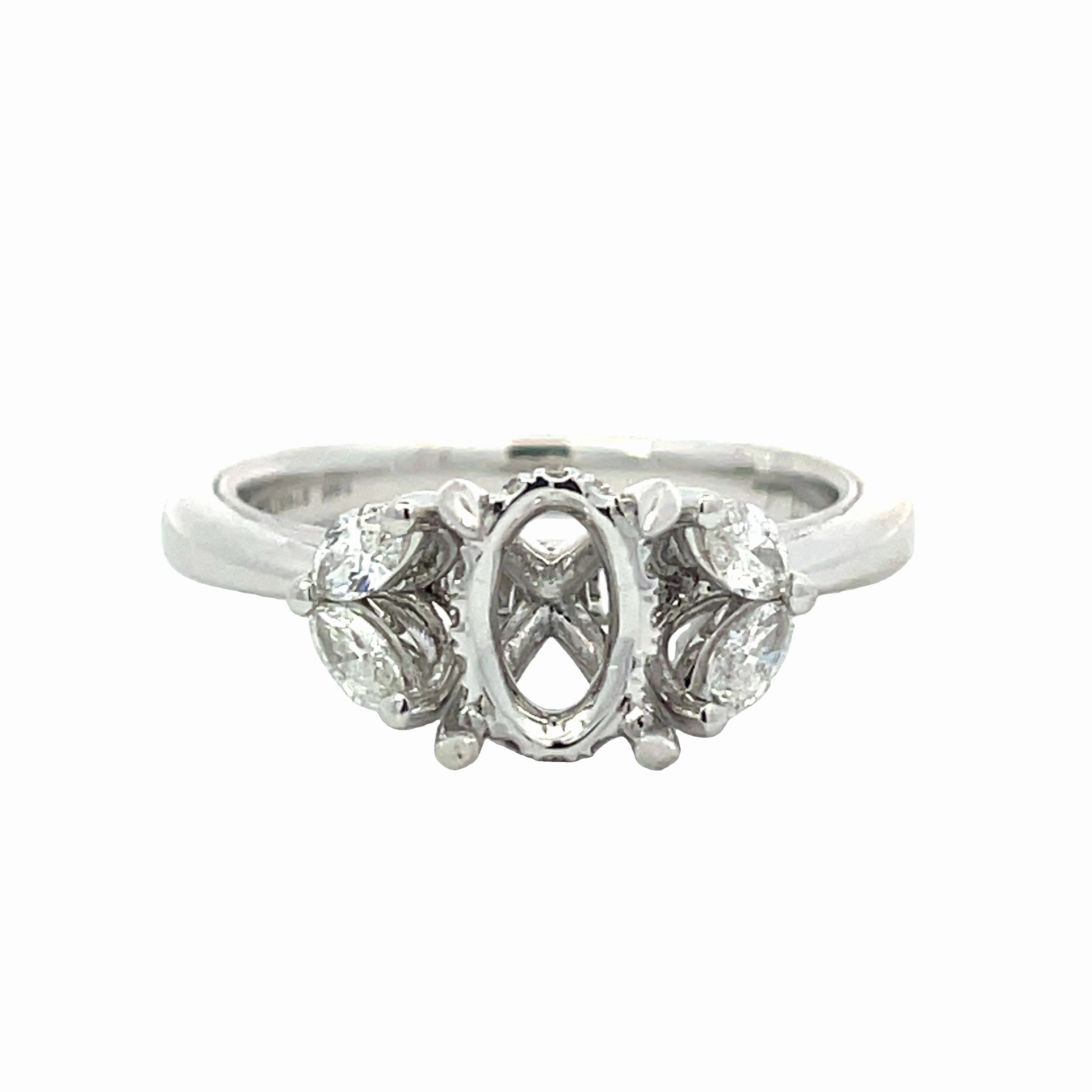 DIAMOND OVAL SEMI MOUNT Youth Set