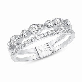 Diamond Stackable Band Impressive Finish