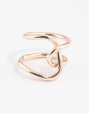 Gold Knotted Wrap Ring Wonderful Jewelry Excellent product