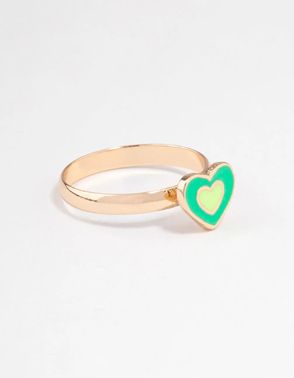 Gold Layered Heart Ring Excellent Design