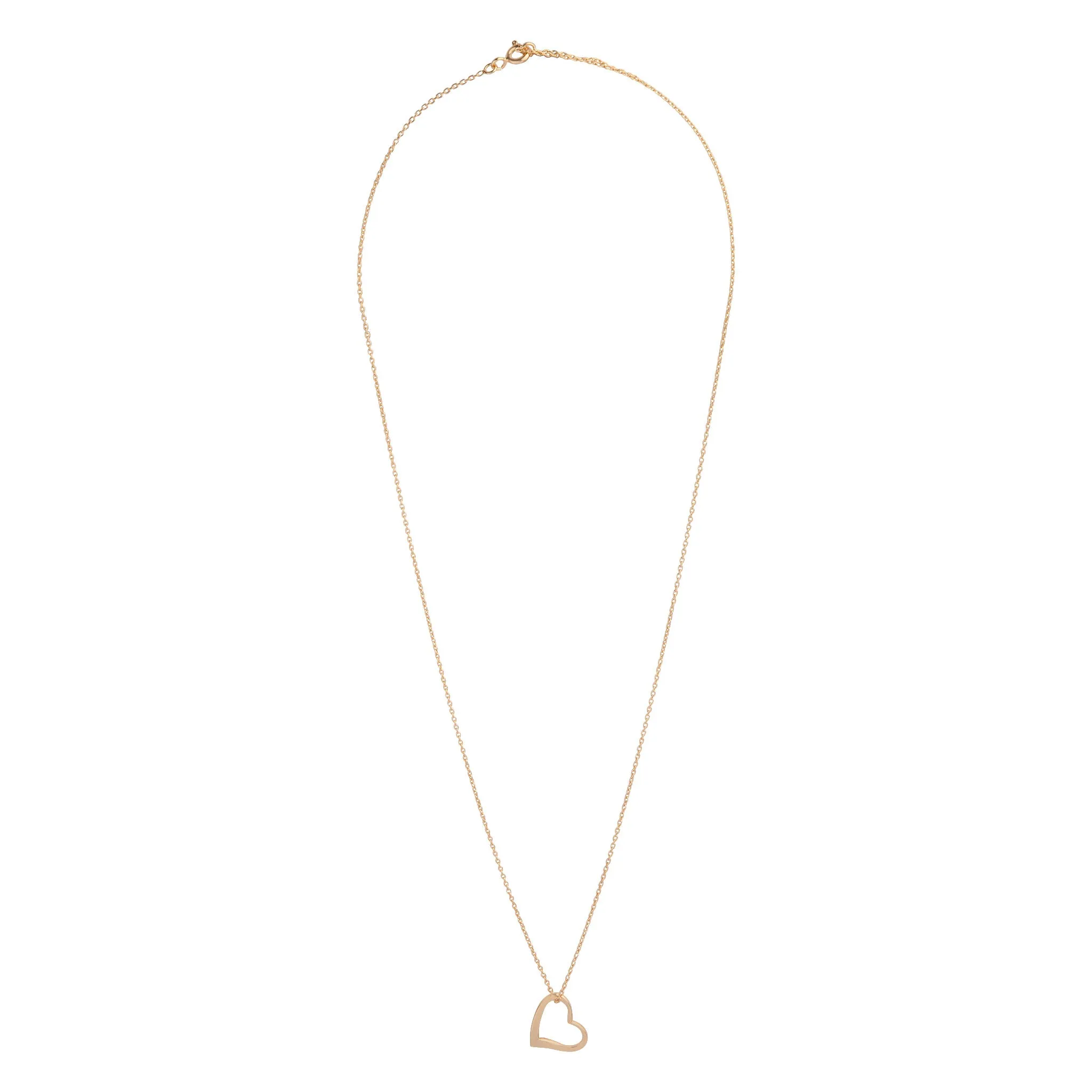 Gold Plated Sterling Silver Heart Necklace Creative Soul